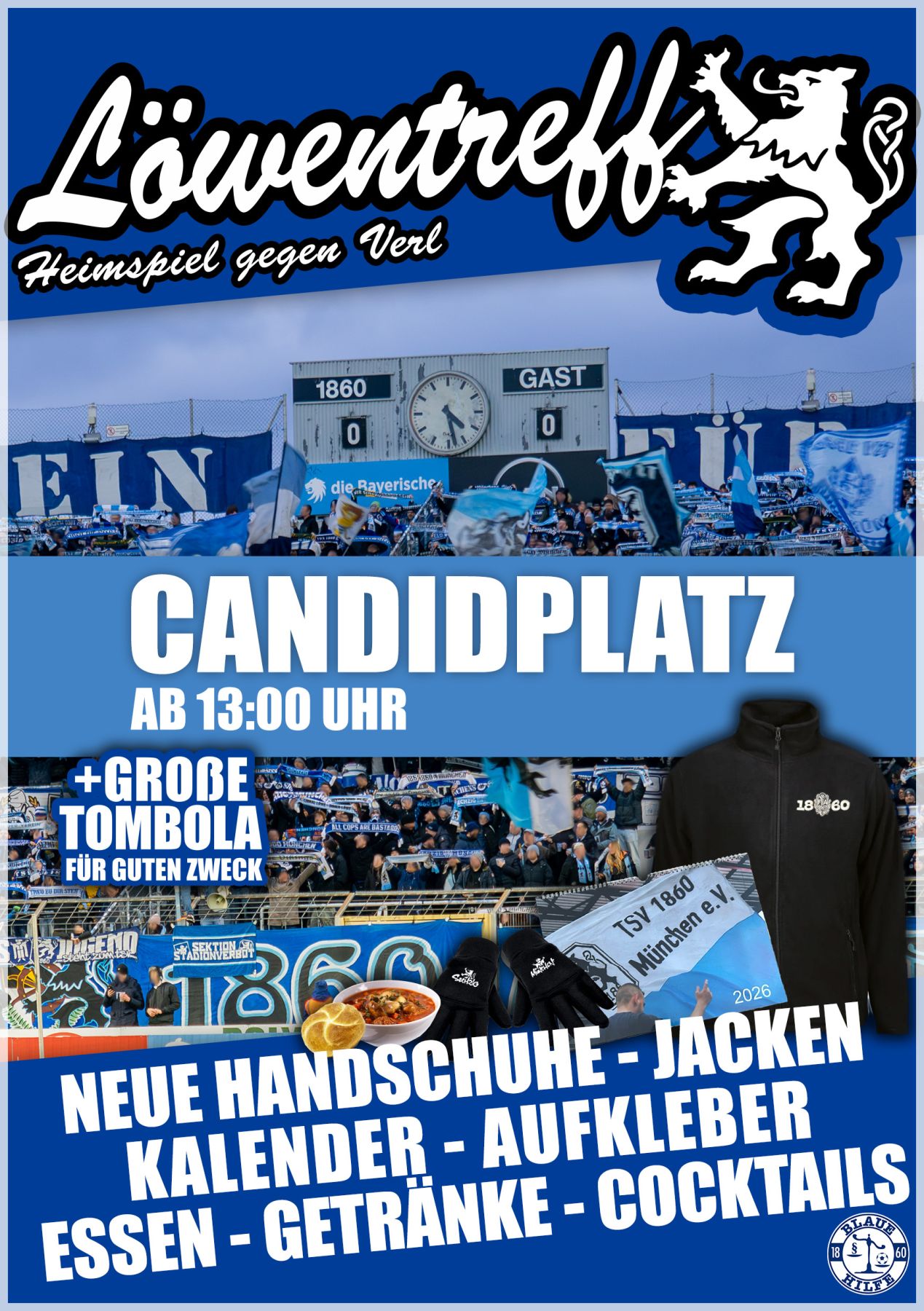 Du betrachtest gerade Fanszene vor Spiel gegen Verl mit Tombola für guten Zweck