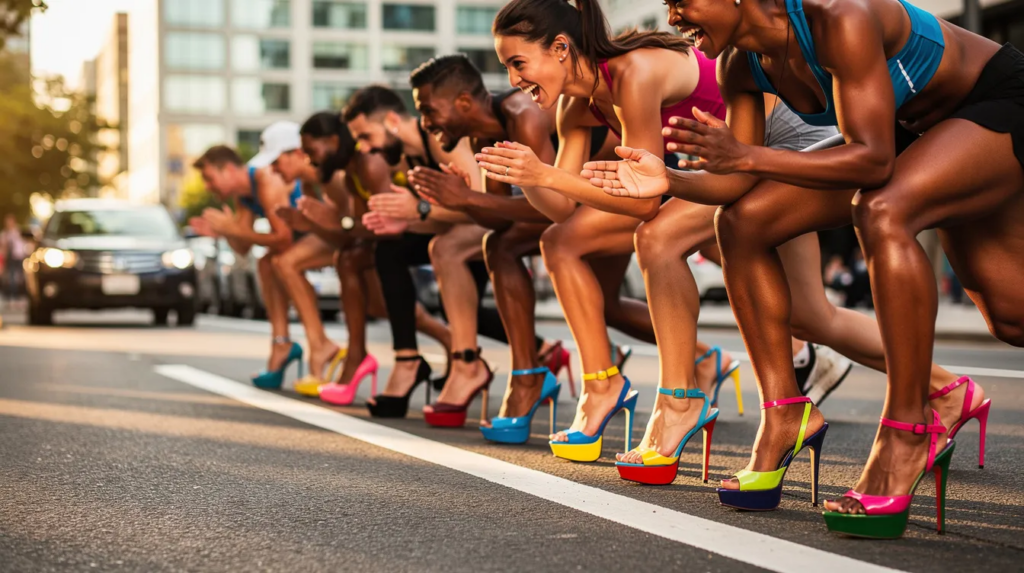 Außergewöhnliche Sportarten: Von High Heels Runs bis Kin-Ball 2 High Heels Run