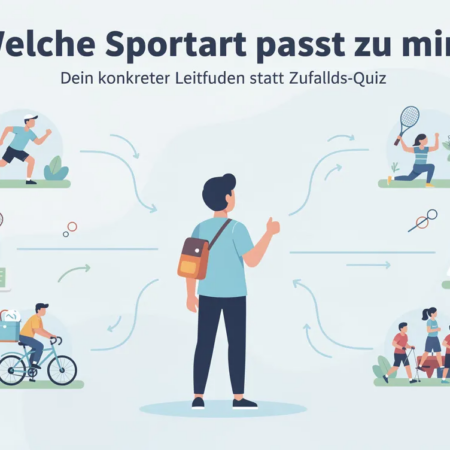 Welche Sportart passt zu mir? Dein konkreter Leitfaden statt Zufalls-Quiz