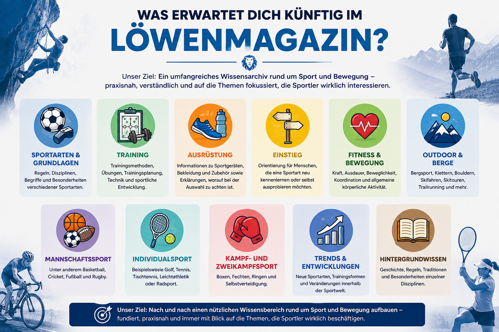 Löwenmagazin – Neues Kapitel, neue Themen 4 Was erwartet dich künftig im Löwenmagazin?