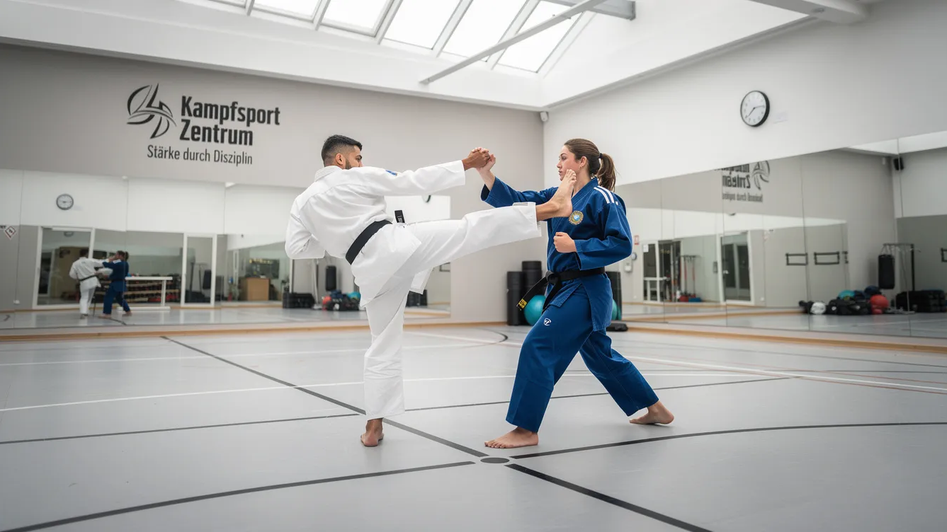 Kampfsportarten: Überblick, Auswahl und Praxis 1 Sparring im Dojo.