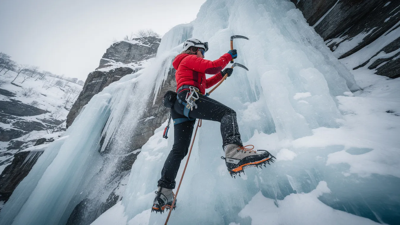 Extremsportarten: Adrenalin, Risiko und unvergessliche Abenteuer 2 Eisklettern