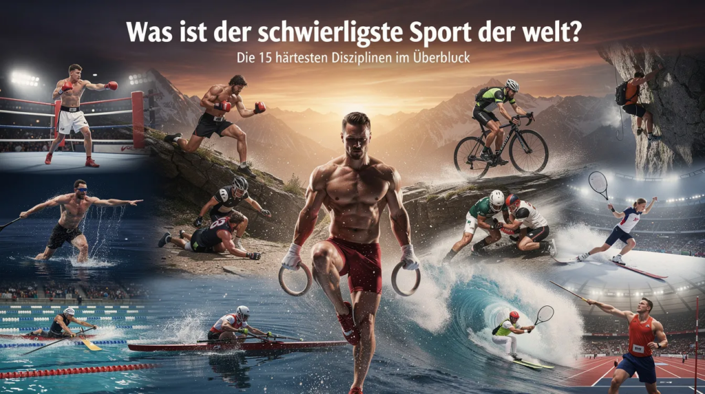 Was ist der schwierigste Sport der Welt? Die 15 härtesten Disziplinen im Überblick 1 Was ist der schwierigste Sport der Welt